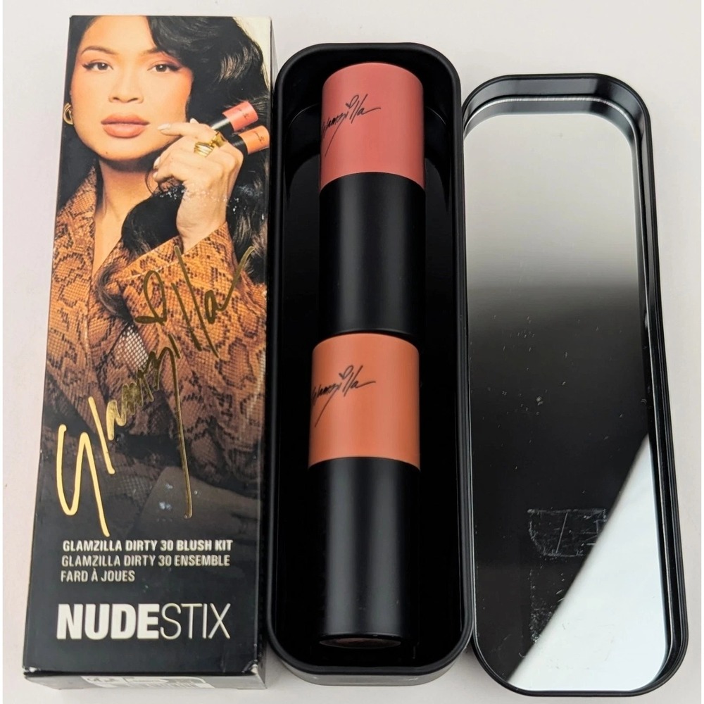 Nudestix Glamzilla Dirty 30 Blush Kit: Flirty/Thriving And Dirty 30 New In Box
